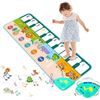 Image 1 : Baby Piano Musical Mats - Jefshon 35 Music Sounds Dance Floor Mat, Music Keyboard Touch Playmat Earl