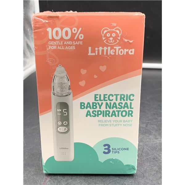 LittleTora Electrical Nasal Aspirator with 3 silicone tips