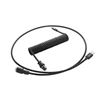 Image 1 : CableMod Pro Coiled Keyboard Cable (Midnight Black, USB A to USB Type C, 150cm)