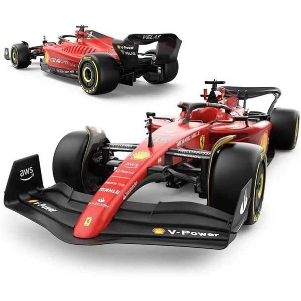 Shell V-Power Ferrari F1-75 Bluetooth Remote Control Car with included Online Game, control from you