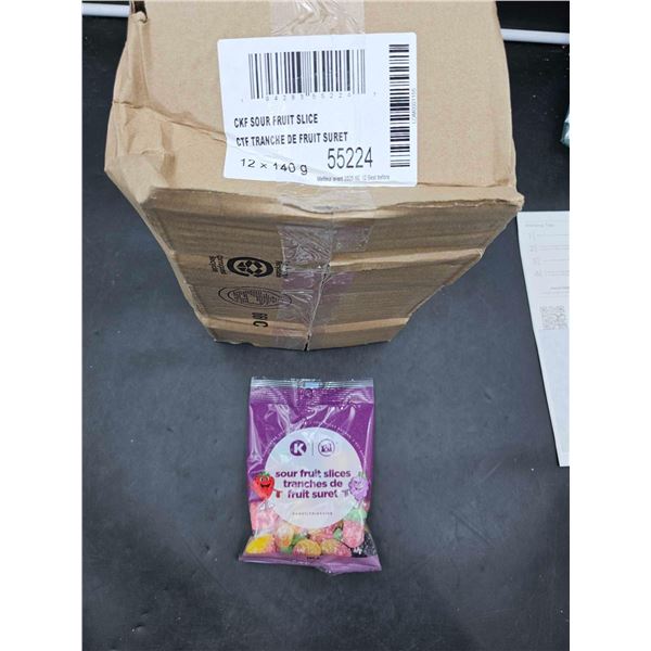 Circle K Sour Fruit Slices Candy (12 x 140g)