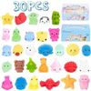 Image 1 : Nuseya 30pcs Mochi Squishy Toys No Duplicates Fidget Toys Gift for Kids Girl Boy Party Favor Kawaii 