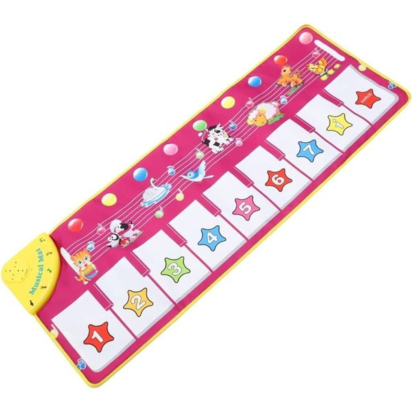 Alasum Enlightenment Toy Blanket Kids Music Sounds mat Kids Musical Toys Kids Piano mat Kids Musical