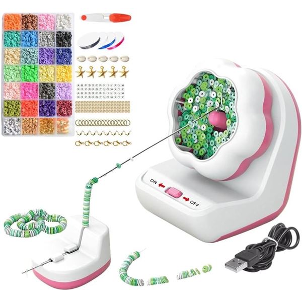 Time Saving Electric Beading Tool Convenient Electric Bead Stringer Threading Bead Loader for Arts B