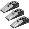 Image 1 : 3-Pack Upgraded Door Stop Alarm -Great for Traveling Security Door Stopper Doorstop Safety Tools for
