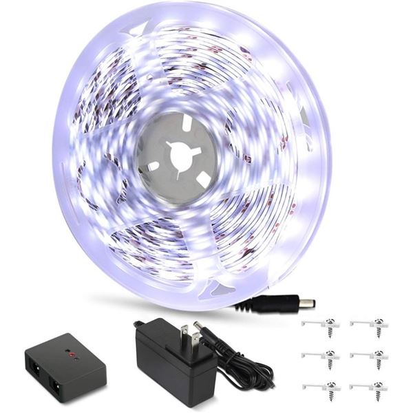 KYOEON 16.4ft LED Strip Lights, 300 LEDs Dimmable Hand Wave Activated Control Light Strip 12V LED Ri