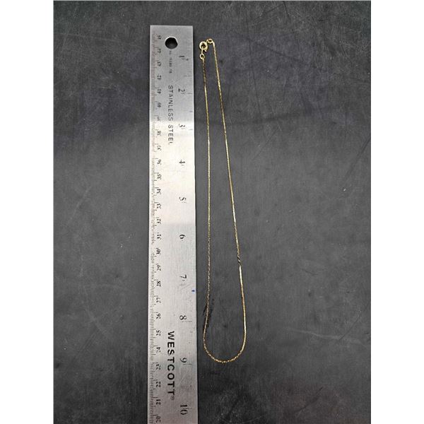 9in Gold-Plated Necklace