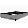 Image 1 : Grey Fabric Mattress Platform Base KING SIZE