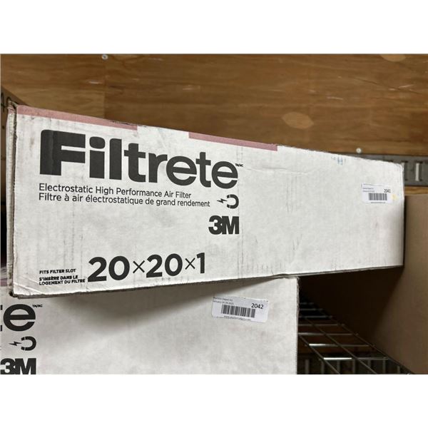 3M Filtrete 20x20x1 Ultra Allergen Reduction Filters case lot
