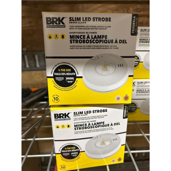 BRK Slim LED Strobe Smoke Alarm 2-Pack