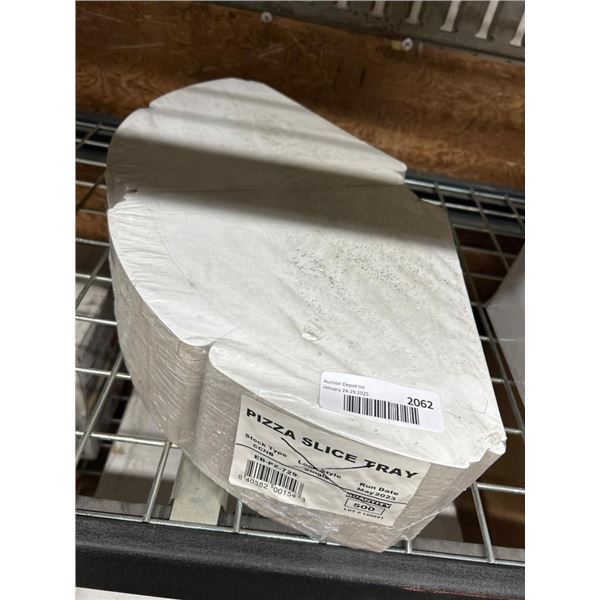 Lot of 500 Pizza Slice Trays in Sealed Packaging