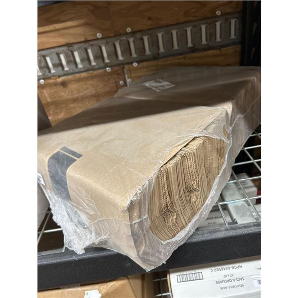 Brown Paper Grocery Bags, 500/Bundle, 8# Capacity