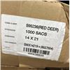 Image 1 : Box of 1000 Clear Poly Bags, 14 x 21 Inches