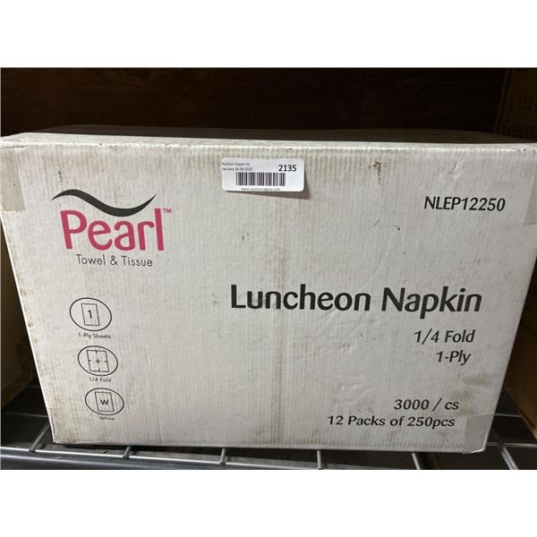 Pearl Luncheon Napkins 3000-Count Box