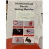 Image 2 : Multifunctional Electric Sewing Machine FHSM-519 featuring 12 stitch patterns, reverse sewing capabi