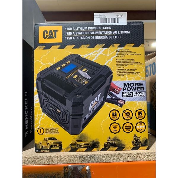 CAT 1750A Lithium Power Station with Accessories