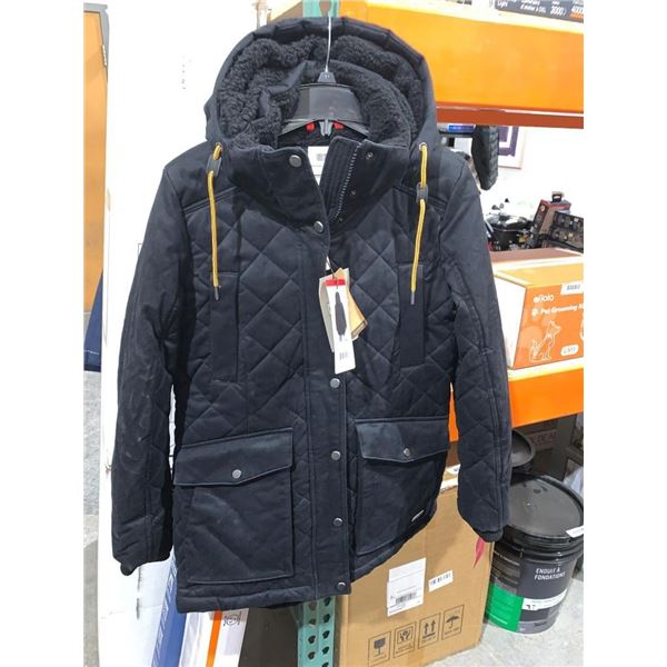 Hunter Women’s Quilted Coat With Hood, Size M/M