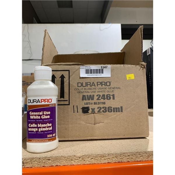 Box of DURAPRO General Use White Glue Bottles (236 ml each)