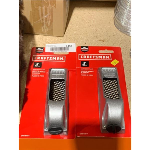 Craftsman 6-Inch Rasp Pocket Planes in Packaging Set of 2