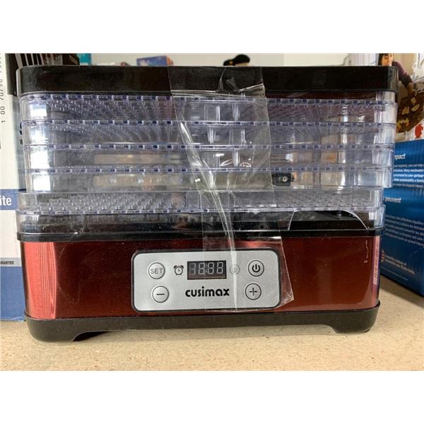 Cusimax Food Dehydrator with Digital Control Panel