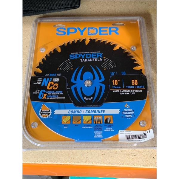 Spyder Tarantula 10-Inch 50-Tooth Circular Saw Blade