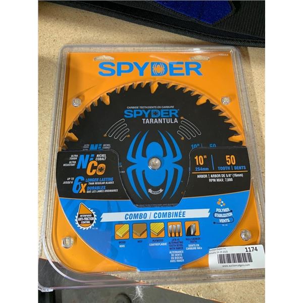 Spyder Tarantula 10-Inch 50-Tooth Circular Saw Blade