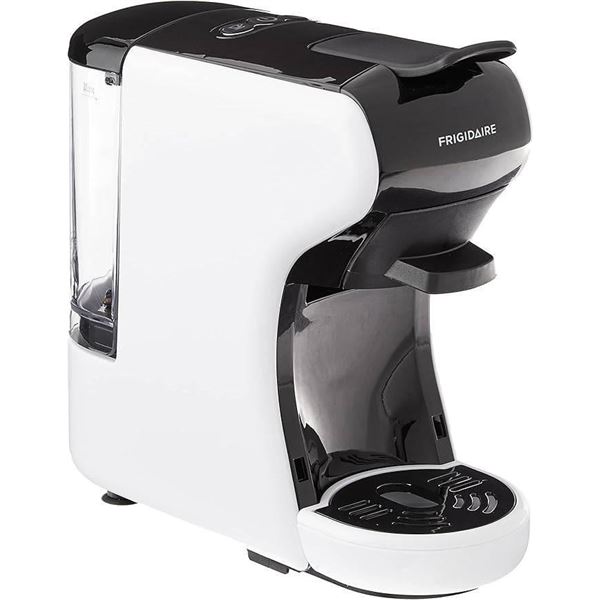 FRIGIDAIRE ECMN103-WHITE Multi Capsule Coffee Maker- Compatible with Nespresso Dolce Gusto and Groun