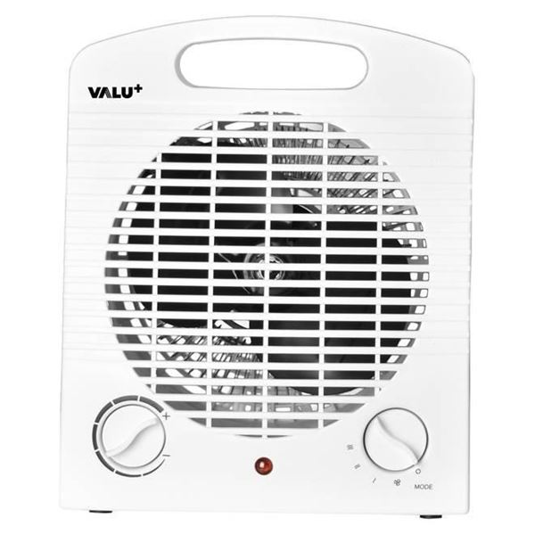 Valu+ Fan Heater with Adjustable Heat Settings