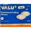 Image 2 : Valu+ Flushmount Ceiling Fixture Set of Two