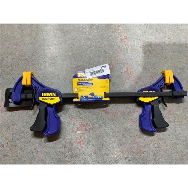Irwin Quick-Grip Light Duty 12-Inch Bar Clamps, Set of 2