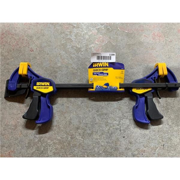 Irwin Quick-Grip Light Duty 12-Inch Bar Clamps (Set of 2)