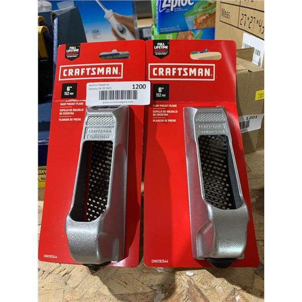 Craftsman 6-Inch Pocket Planes, Set of 2