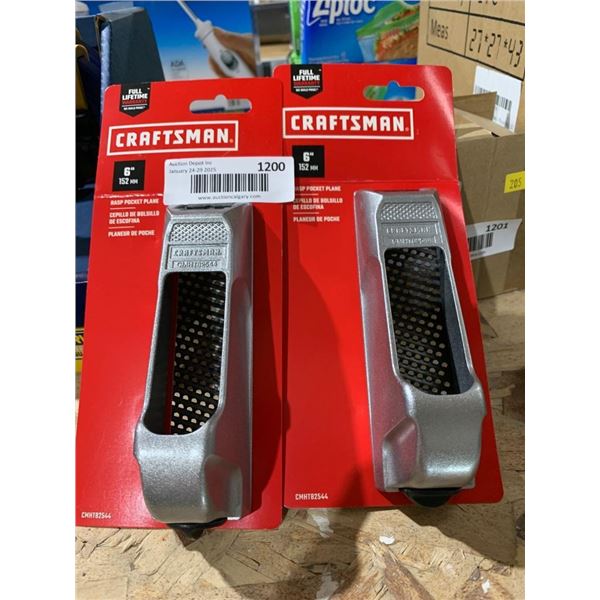 Craftsman 6-Inch Pocket Planes, Set of 2