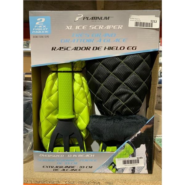 Platinum Ice Scraper Two-Pack with Hand Mitts