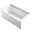 Image 1 : Ensemble Sterling 30-in x 60-in White Solid Surface Rectangular Bathtub with Left-Hand Drain Model #