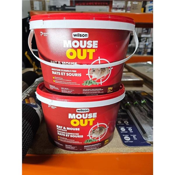 Wilson Mouse Out Rodent Repellent Buckets