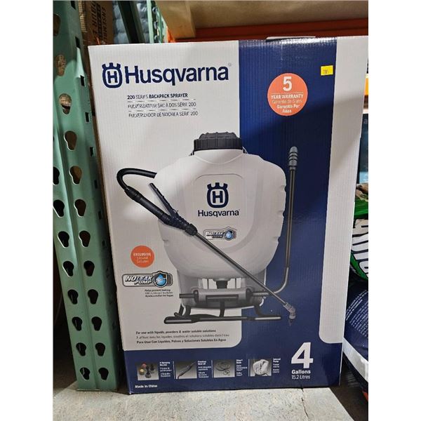 Husqvarna 4-Gallon Backpack Sprayer with 5-Year Warranty