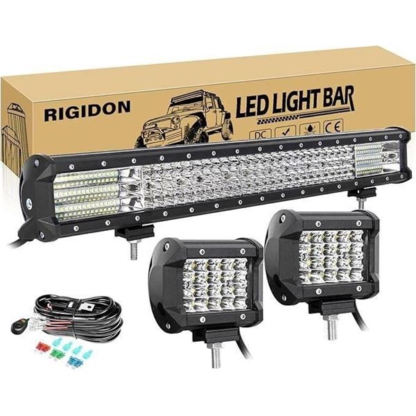 Rigidon 23-Inch 570W LED Light Bar for Vehicles