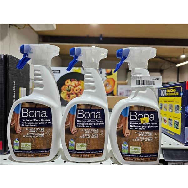 Bona Hardwood Floor Cleaner Spray Bottles (3-Pack)