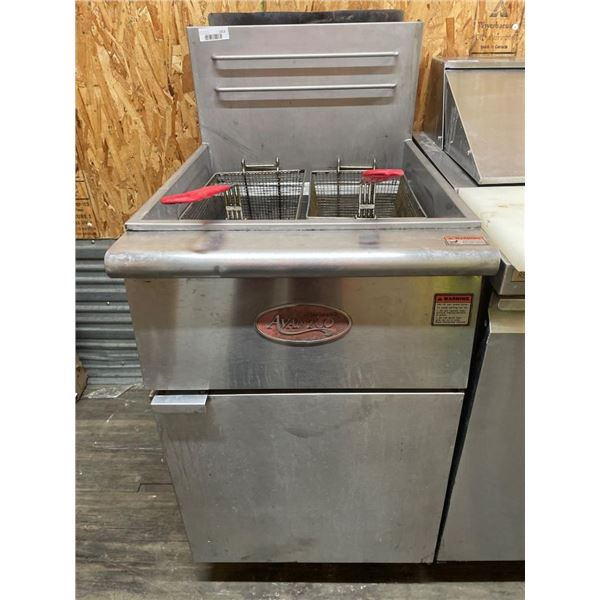 Avancito Dual-Basket Commercial Deep Fryer-Propane