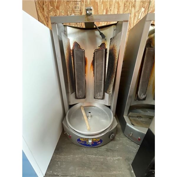 Auto-Gyros Vertical Broiler with Heating Elements Made of stainless steel, the unit is designed for 