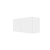 Image 1 : Eklipse Moonstone 30-In White Melamine 2-Door Wall Cabinet