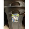 Image 1 : Lot of  10 Gracious Living 80-Liter Black Garbage Cans