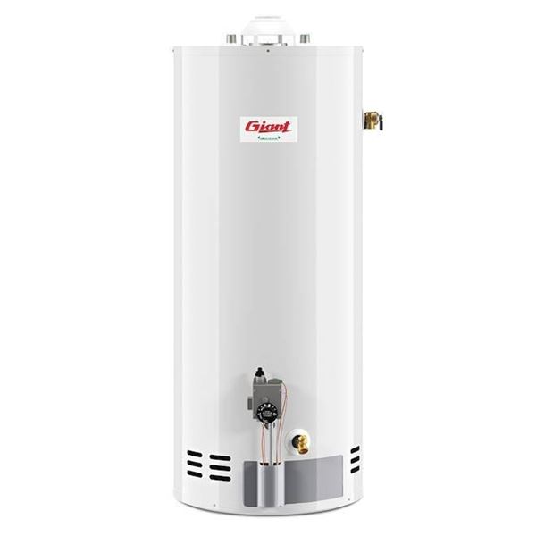 Giant 40 US Gallons 38 000 BTU White Gas Water HeaterModel #UG40-38LF1-N2U Format 40G-38000