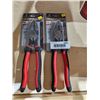 Image 1 : Set of Two 8-inch Diagonal Cutting Pliers, New in Packaging