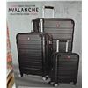 Image 1 : SwissGear Avalanche 3-Piece Luggage Set in Black