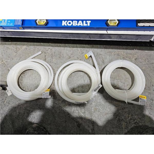 Lot of 3 Sioux Chief 1/2-Inch PEX Tubing Coils