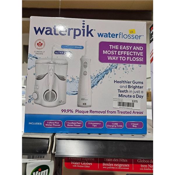 Waterpik Water Flosser Ultra Plus Pearl With Accessories