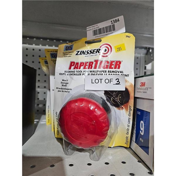 Zinsser PaperTiger Scoring Tool Lot of 3