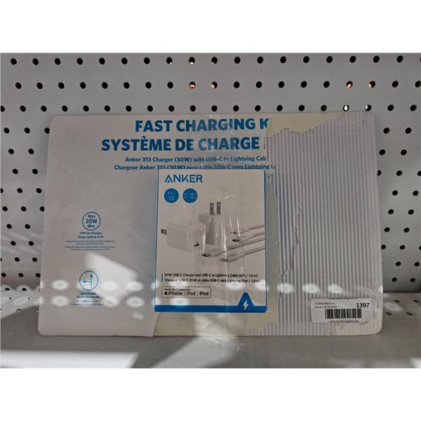 Anker 332 Fast Charging Kit with 20W USB-C Charger